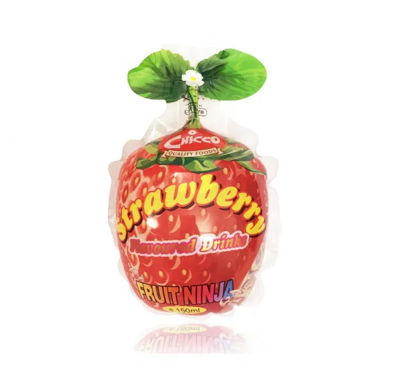 Customized shape flavored juice packaging bags beverage bag packaging bag