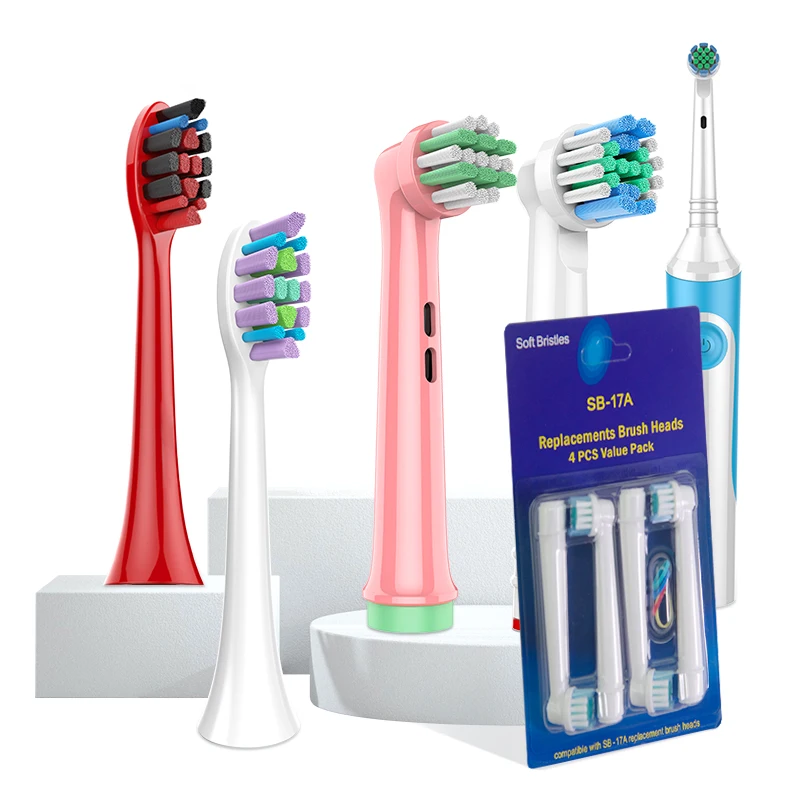 Eb-17S сменная насадка для электрической зубной щетки с 8 головками и сменными головками
