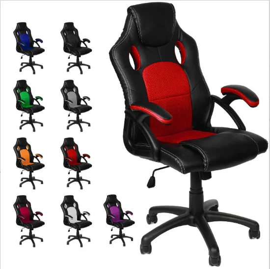 Multi-Function PU Mesh Gaming Racing Office Chair With Power Bank Computer Chair