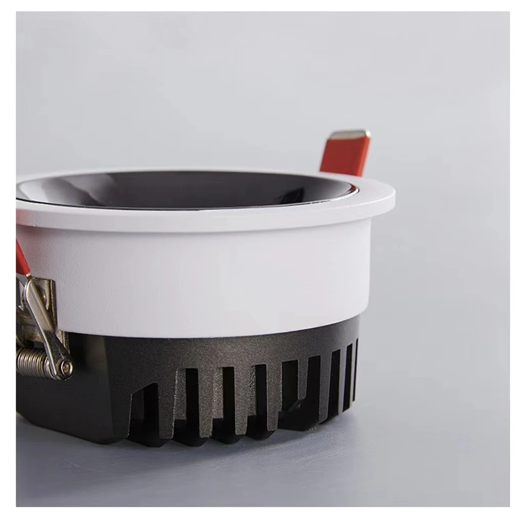 Home Office Adjustable 5W 12W 20W Indoor Led Downlights Black White Aluminum Downlight Housing Recessed Led Down Light