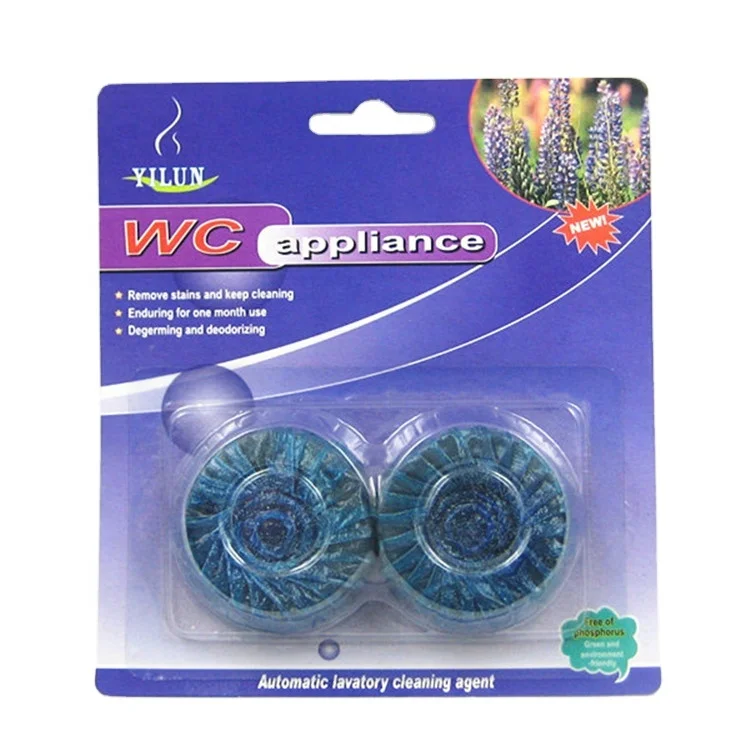 Wholesale Oem Odm Bathroom Cleaning Toilet Block cleaner   Rim Block Blue Bubble