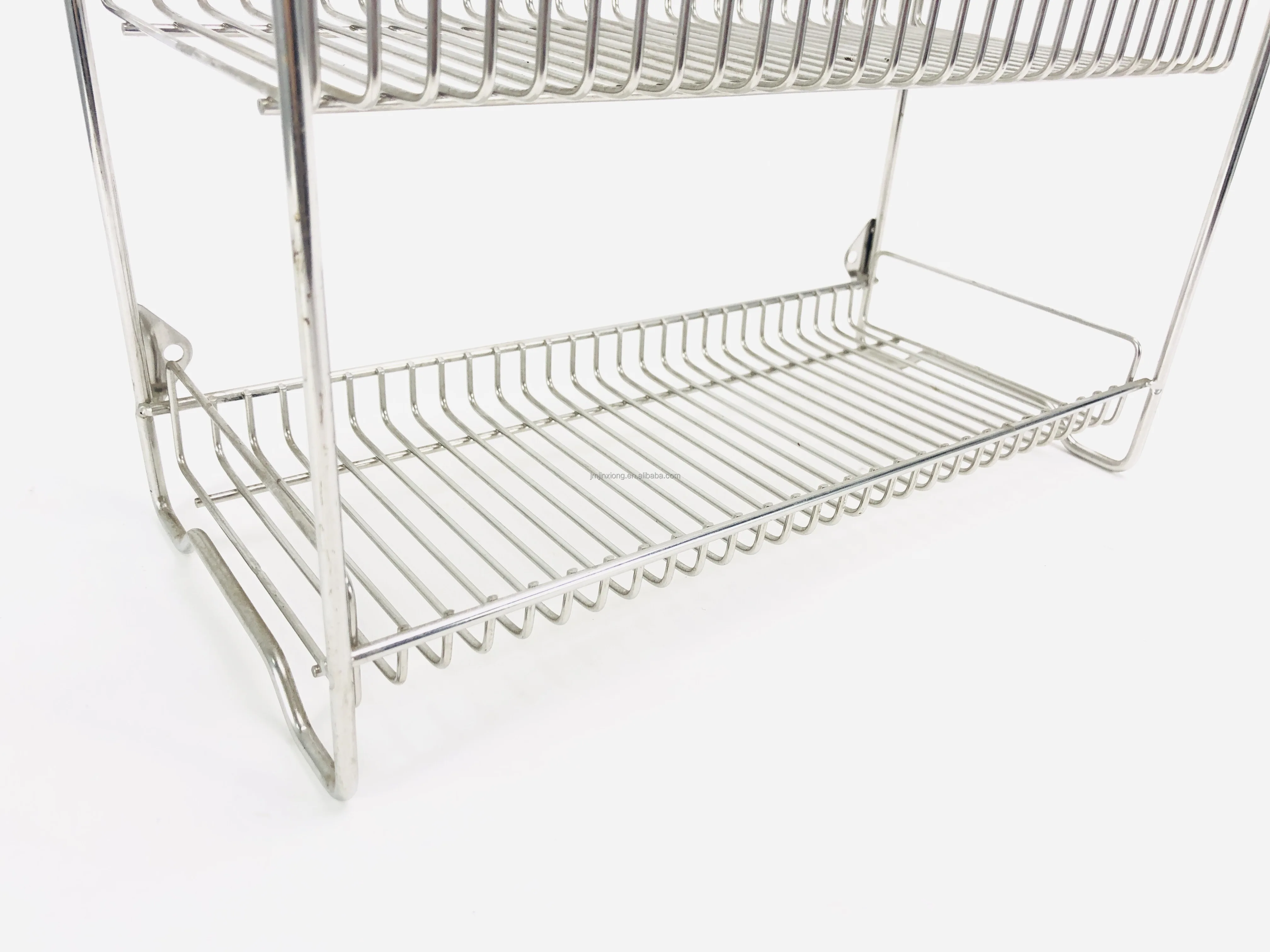 Stainless Steel Mesh Spice Rack 2 Tier Kitchen Seasoning Rack Organizer Spice Holder Wire Basket