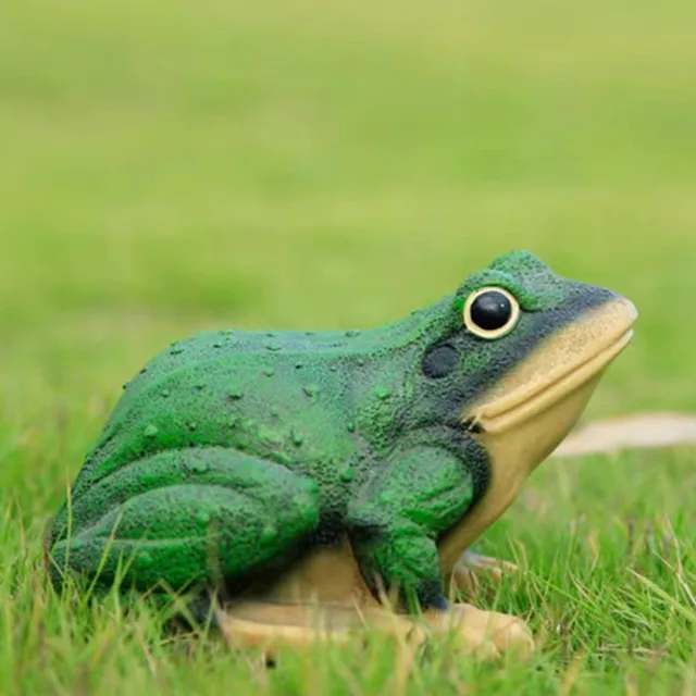 RF Garden decoration fiberglass silicone frog cement molds durable and cute animal concrete statue silicone mold for sale