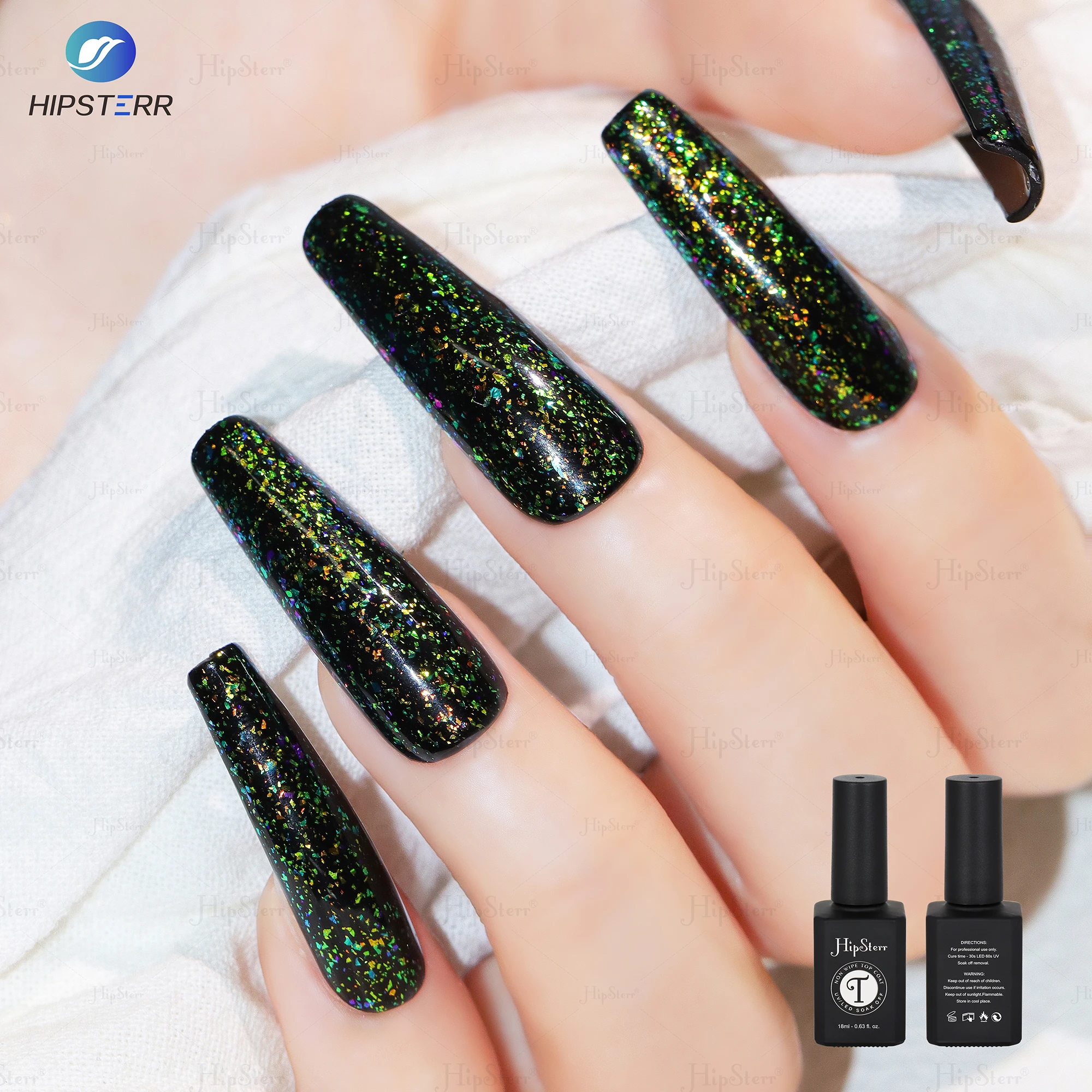 OEM Private Label Free Sample High Shine 10ml Fantasy Opal No Wipe Top Coat Gel Polish Customize