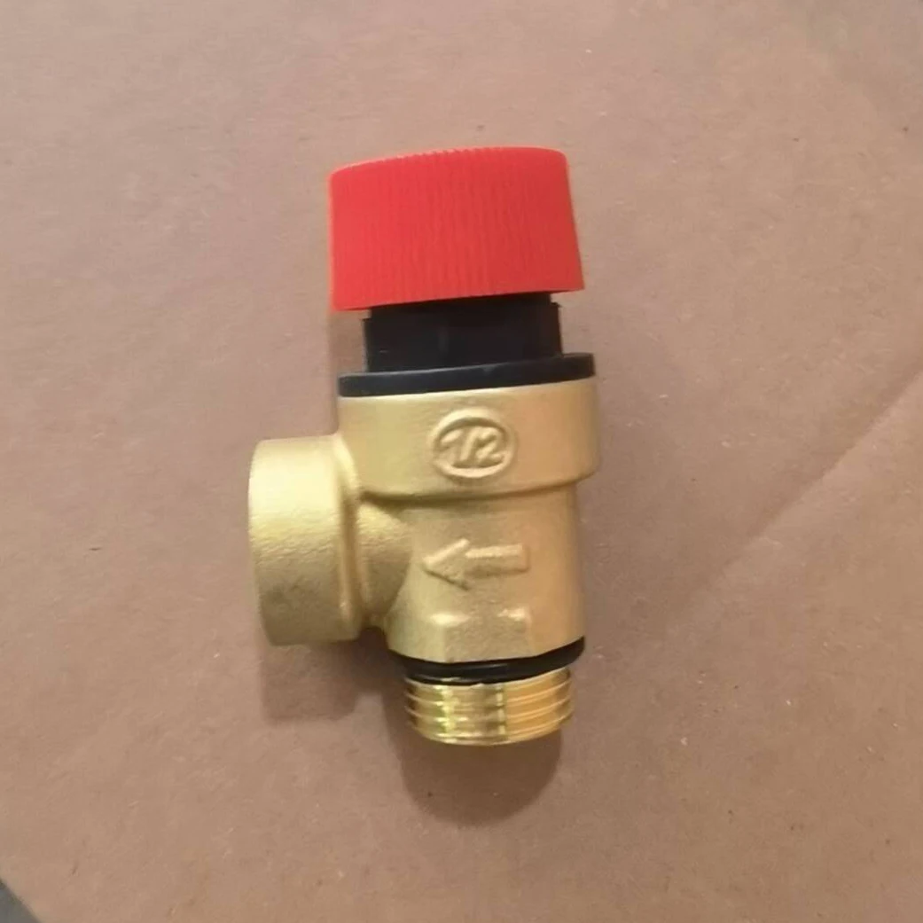 NFJM Water heater brass drain valve 4 points 6 points two way to close the safety valve pressure reducing valve