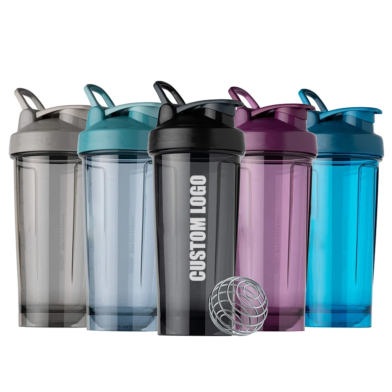 New Factory Direct Custom Logo Gym Black Blender Protein Shaker Bottle for Protein Shakes and Pre Workout Sport Water Bottles