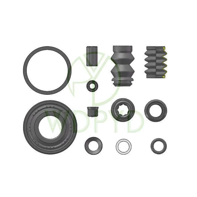 Комплект для ремонта тормозного суппорта D41826 диаметром 38 мм для FORD MONDEO для VW GOLF для PEUGEOT 207 8825016 203857 5KO615423 4S712553AA