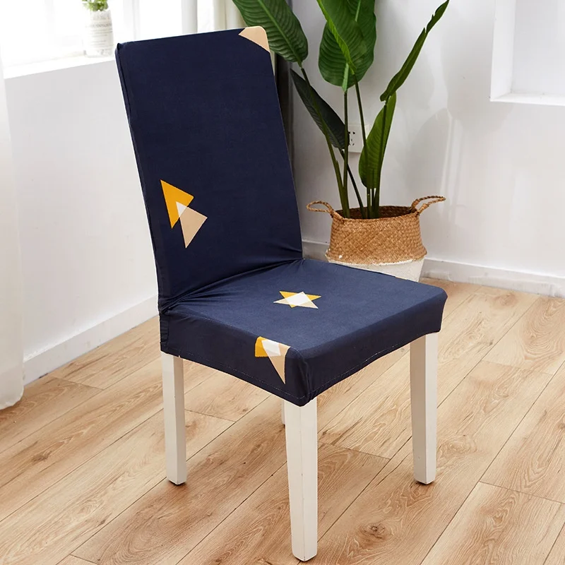 Non-slip Printed stretch removable washable chair covers for restaurants, hotels, ceremonies, banquets and wedding parties