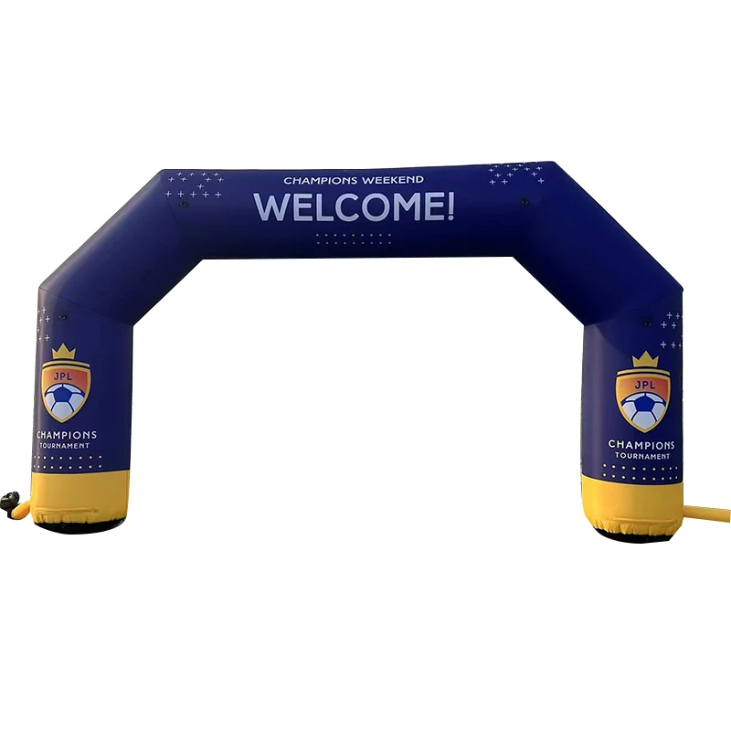 Outdoor Giant Start Finish Line Inflatable Entrance Archway For Sport event Air Sealed floating Inflatable Race Arch