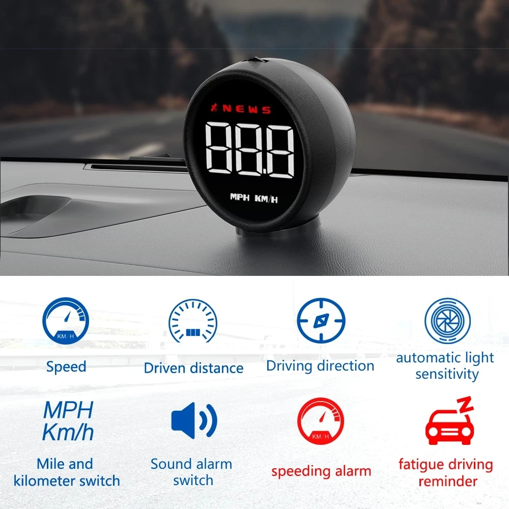 G1 GPS HUD Автомобильный дисплей компьютер цифровой автомобильный электронный спидометр умный гаджет аксессуары все для