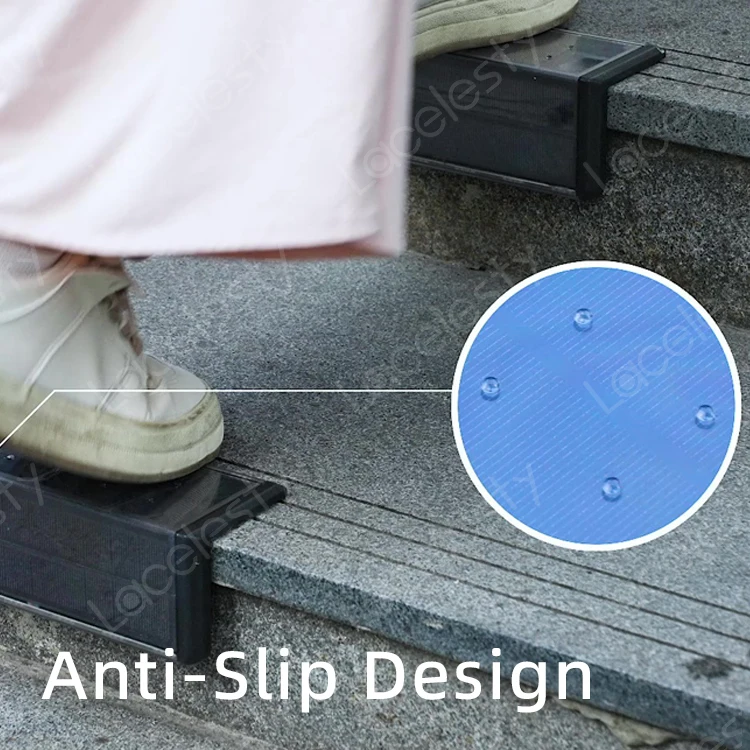 Decor Solar Step Paver Lights Landscape Lamps Wall Pathway Yard Patio For Pathway Walkways Patio Balcony LED Garden Lights