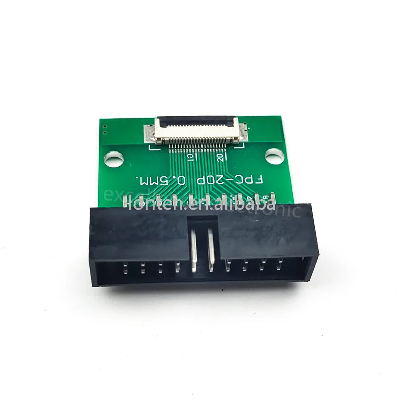 Custom FFC/FPC 0.5mm Connector SMT Adapter to DC3 Female Header 2.54mm Pitch Through Hole Cable 6 8 10 12 20 24 30 40 PIN
