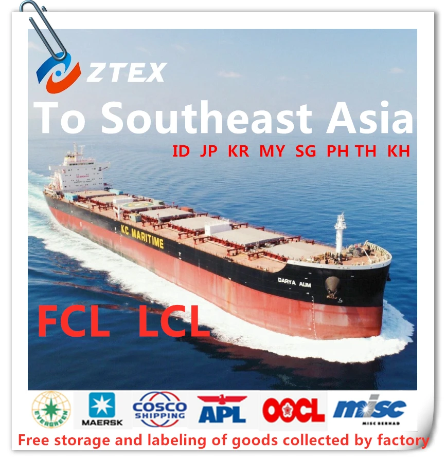 40 feet  20 feet LCL FCL sea shipping Freight Forwarder shenzhen to Southeast Asia  Japan Thailand Korea Singapore