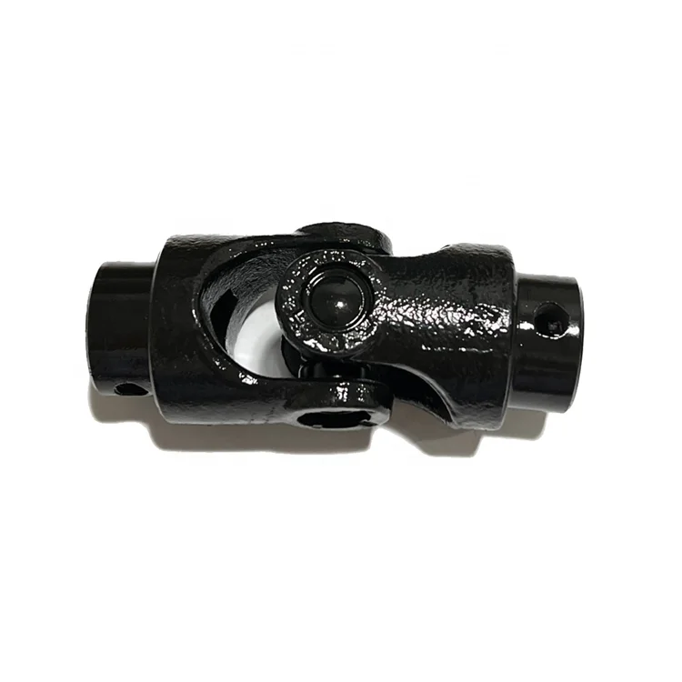 Cast Machining Universal Joint for Agriculture Machines Hexagonal Holes Steering Cross Bearing Joint Black Painted Carton CL