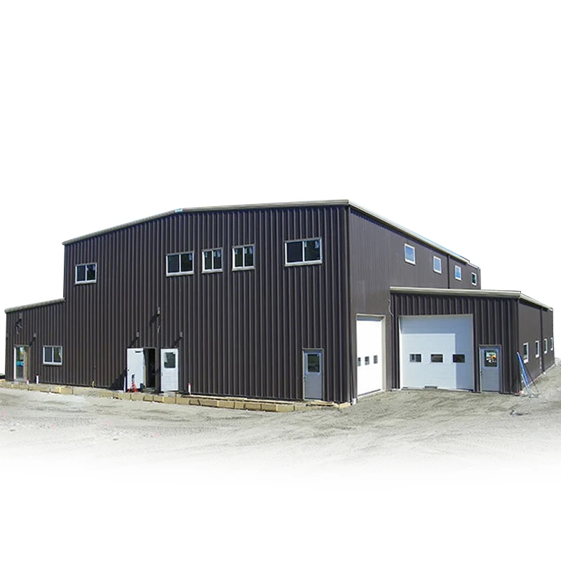 China Two Storey Prefabricated Steel Structure Warehouse Building Industrial Shed Construction Modular
