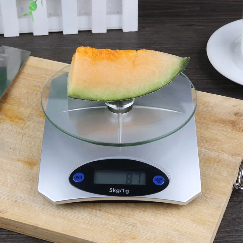 10 kg Kitchen Scale Health Food Vegetables Weighing Tempered Glass Electronic scale