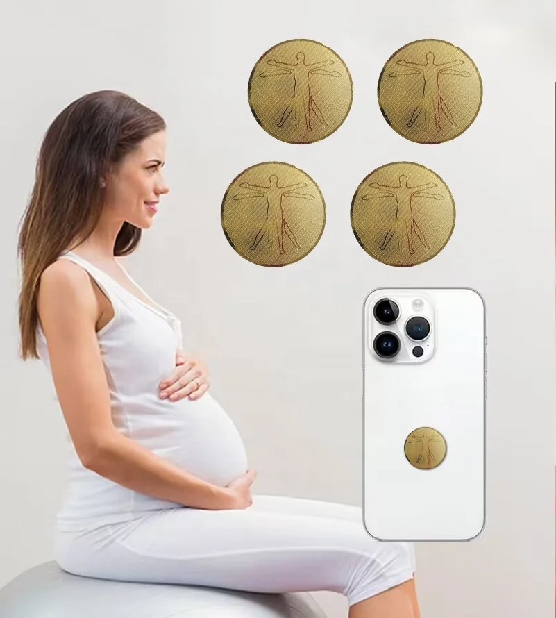 Electromagnetic Shielding Mobile Phone Quantum Energy Sticker 5G Emf Protection chip Anti Radiation stickers With Negative Ions
