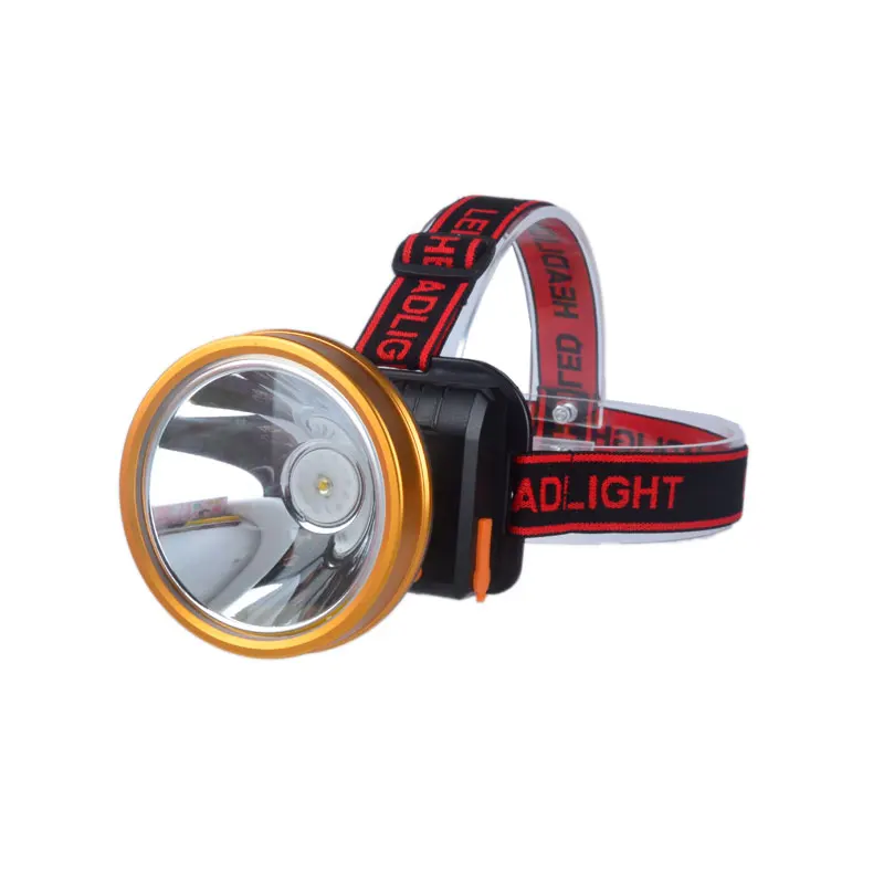 Portable rechargeable headlights white light work lights LED aluminum headlights head mounted