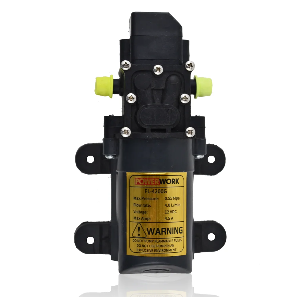 sprayer pump Agriculture battery  Water Pump Black Micro High Pressure Diaphragm Water Sprayer pump