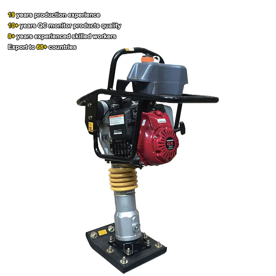 PME-RM55 GX100 Quality Walk Behind Dirt Petrol Pneumatic Compactor Rammer Vibrating Tamping