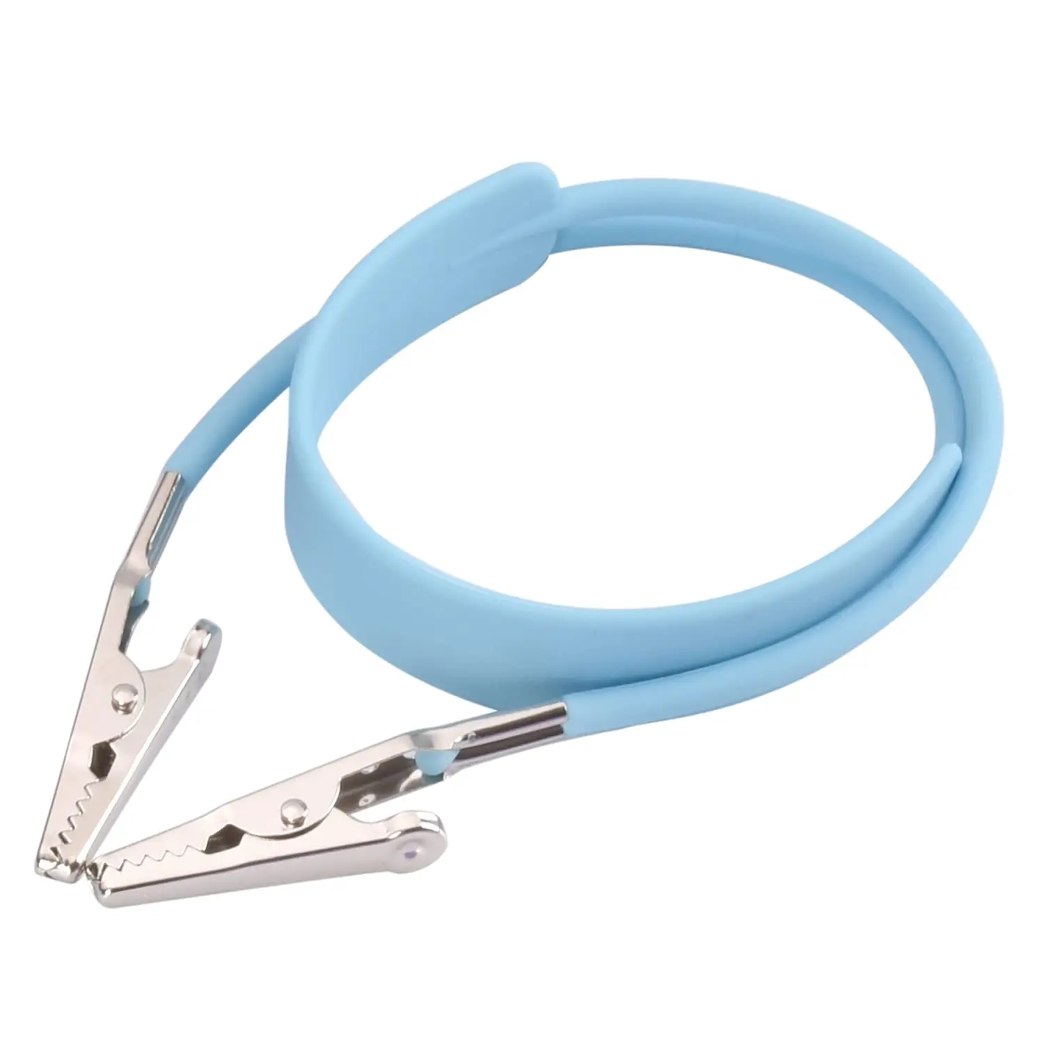 Essential Dental Bib Clip Stainless Steel with Spring Chain Plastic Oral Hygiene Supplies Convenient for Dentists