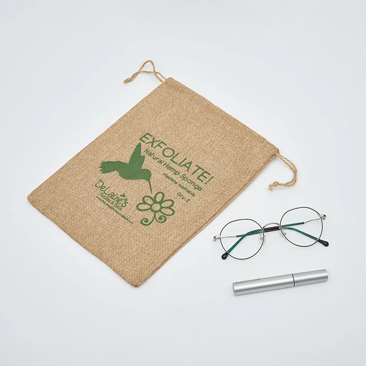 Burlap Flax material environmentally friendly wear-resistant customized burlap bags for
