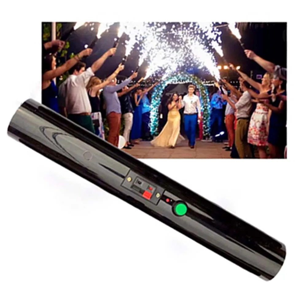 Sparkler Gun Shooter Hand Held Stage Firing System Handheld Cold Fountain Fireworks Pyro Wedding Machine