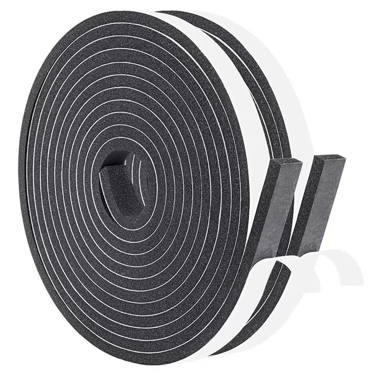 Strong Fiber Adhesive Epdm Magnetic Seal Strip Shower Door Waterproof Weather Rubber Sealant Tape