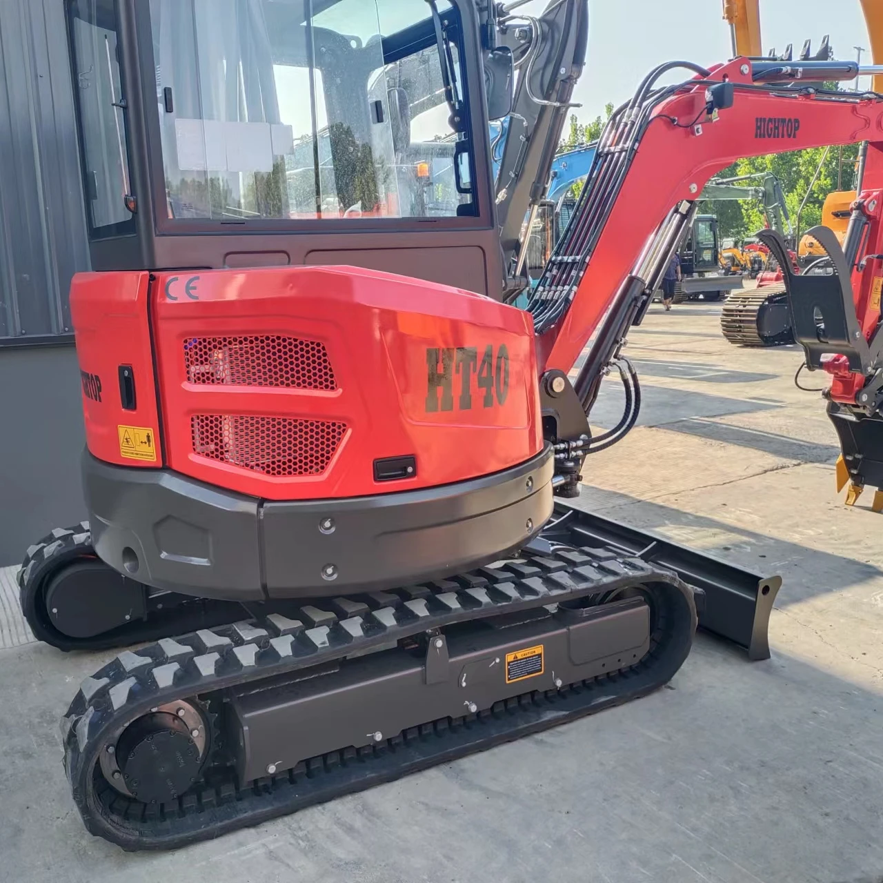 Mini Excavator 3.5 ton 4ton Mini Digger Excavator With EUROV/EPA Famous D1703 Engine