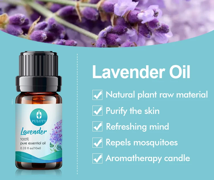Private label wholesale plant extract lavender essential oil skin care natural lavender oil for air aroma diffuser