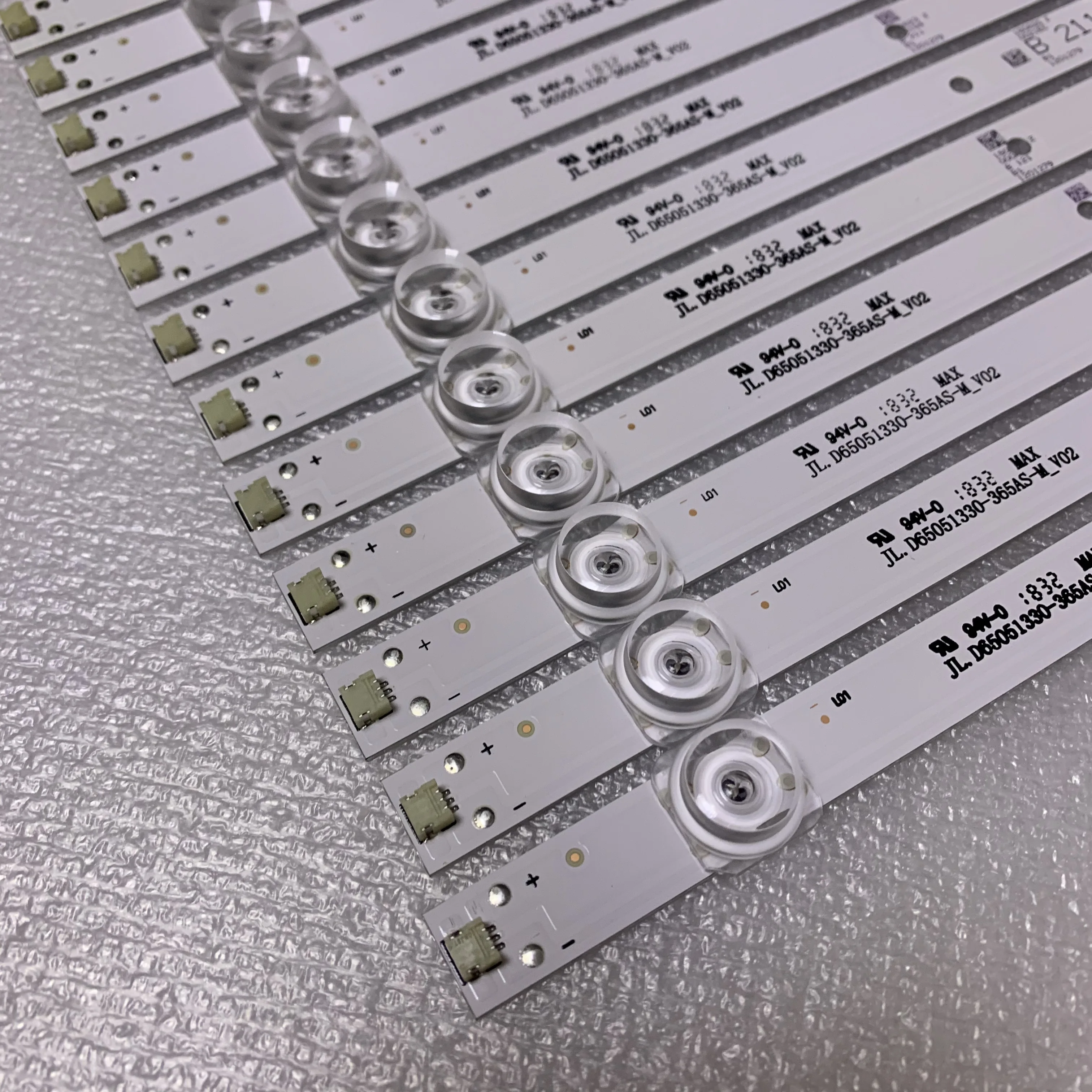 High quality TV backlight LED bar LED Strip for  H65E3A H265AS5  5 leds 3v 6v with lens