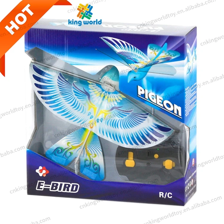 KW RC E-Bird 2.4G 2CH Remote Control Toy Flying Bird Factory Wing Indoor RC Airplane RC E-Bird Toys