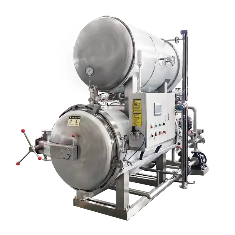 High temperature water soy milk drinks Retort sterilizer Machine