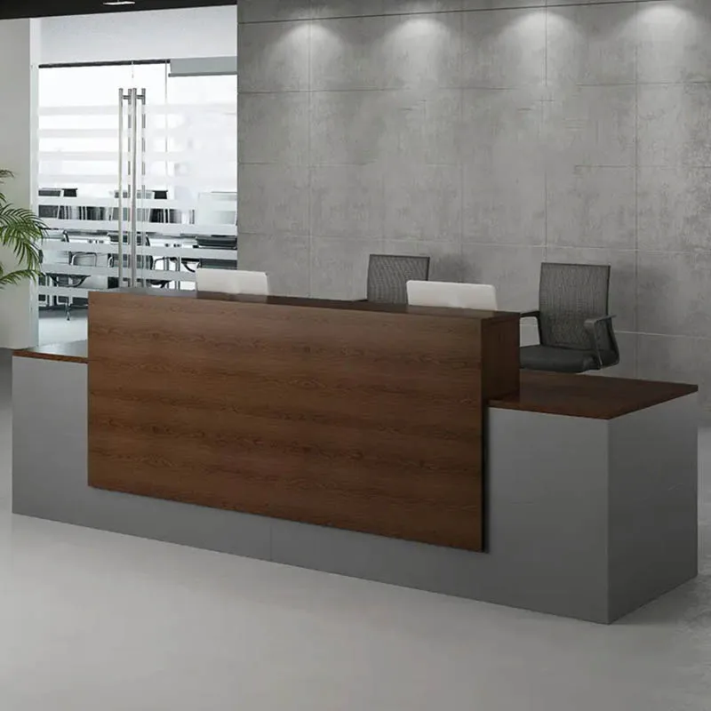 Office Reception Desk Furniture Modern Beauty Salon Office Front Desk Wooden Reception Salon Reception Counter Front Desk