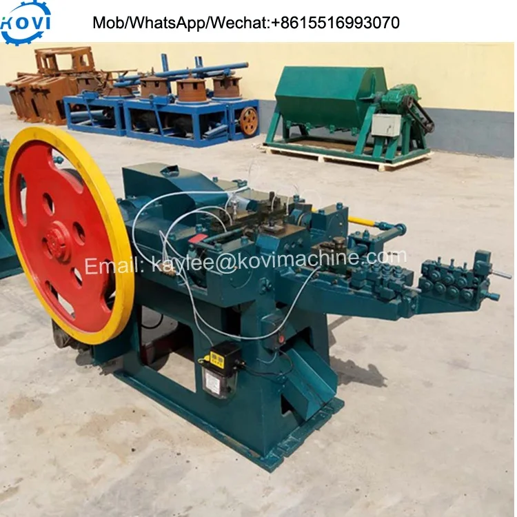 Manufacture High Speed Concrete  Iron Nail Maker Steel Wire Nail Making Machine Producing Factory Price