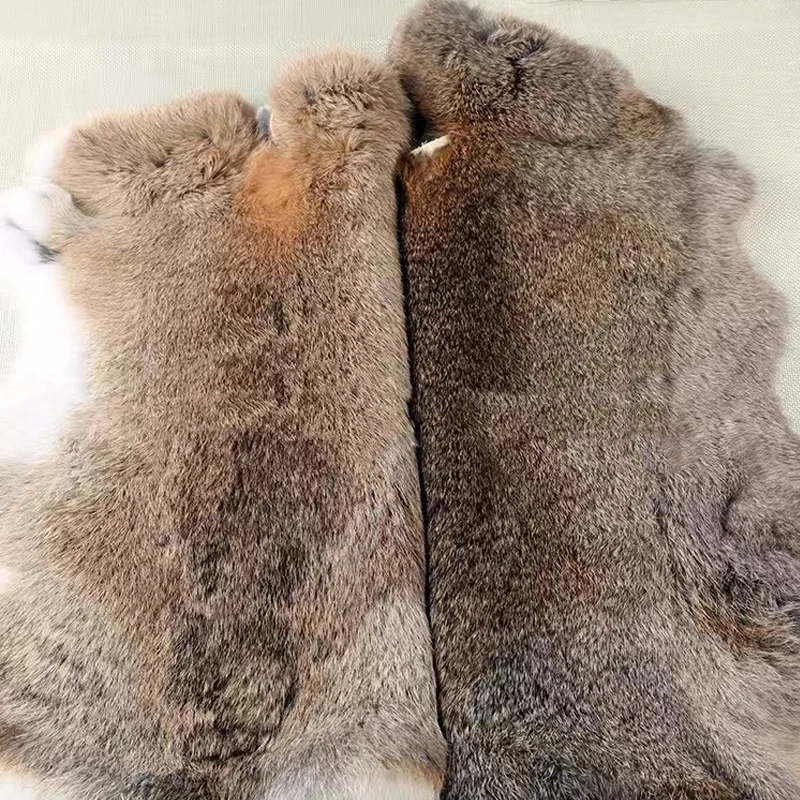 Оптовая продажа качественный кроличий фурекселлент оптовая натуральная нормальная пластина из кроличьего меха настоящая дубленая шкура кролика