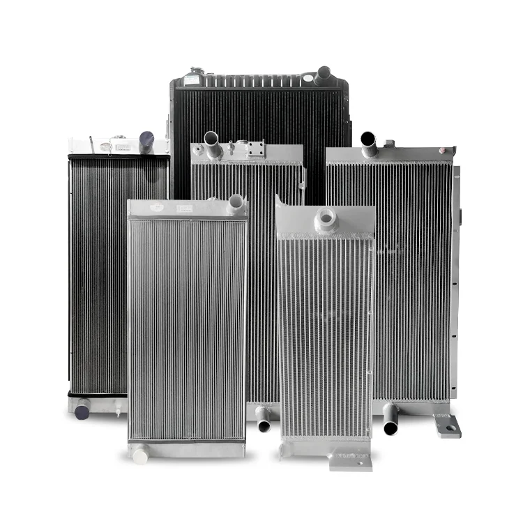 high quality Komatsu CAT Hitachi Daewoo Doosan Kobelco Hyundai Excavator Radiator Bulldozer Radiator Excavator Intercooler