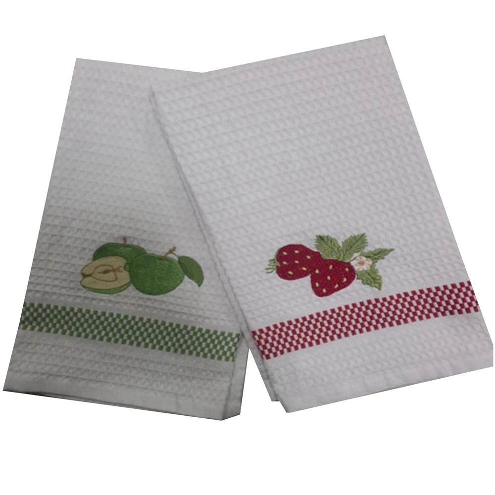 High quality Chef Embroidered Kitchen Absorbent Kitchen  Flour Sack tea Towel Dish Cloth