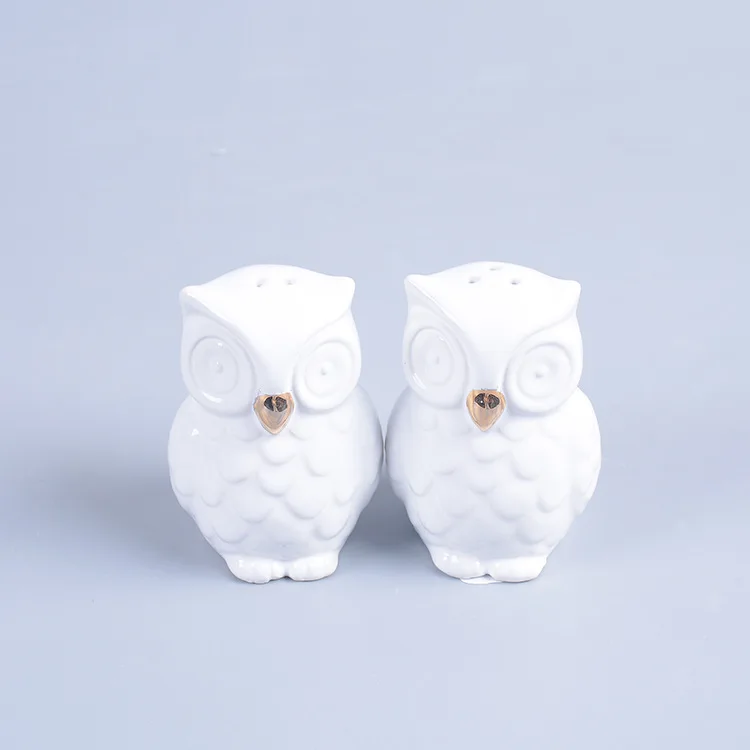 Cute Ceramic Alpaca Salt and Pepper Shakers gift sets