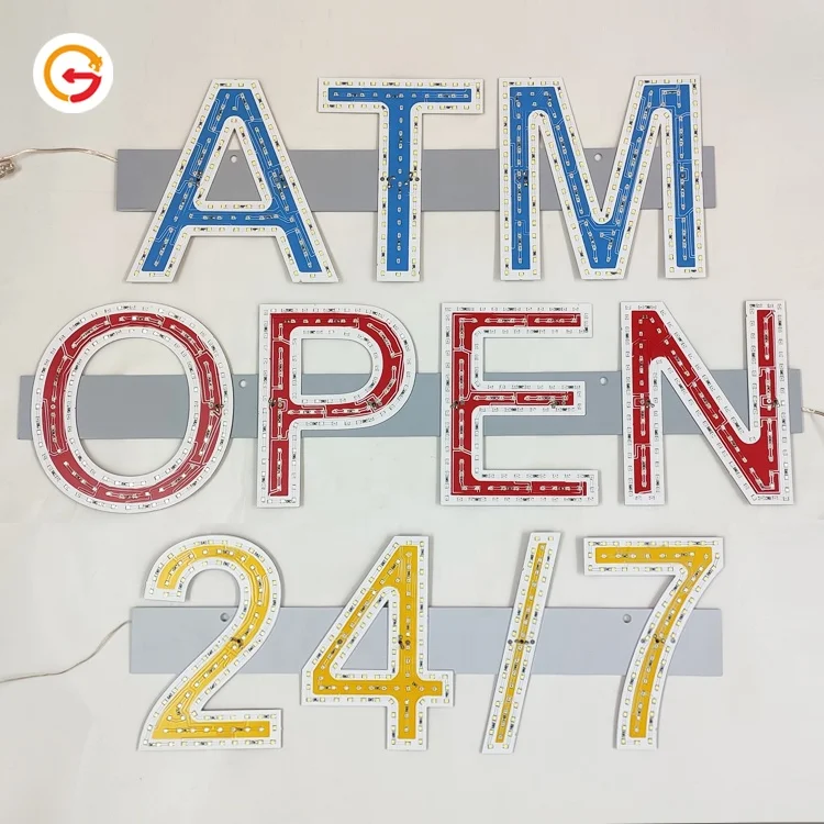 JAGUARSIGN Manufacturer Custom Outdoor Shop SMD LED Open Business Sign Board Led Light Ultra Thin Electronic LED Sign