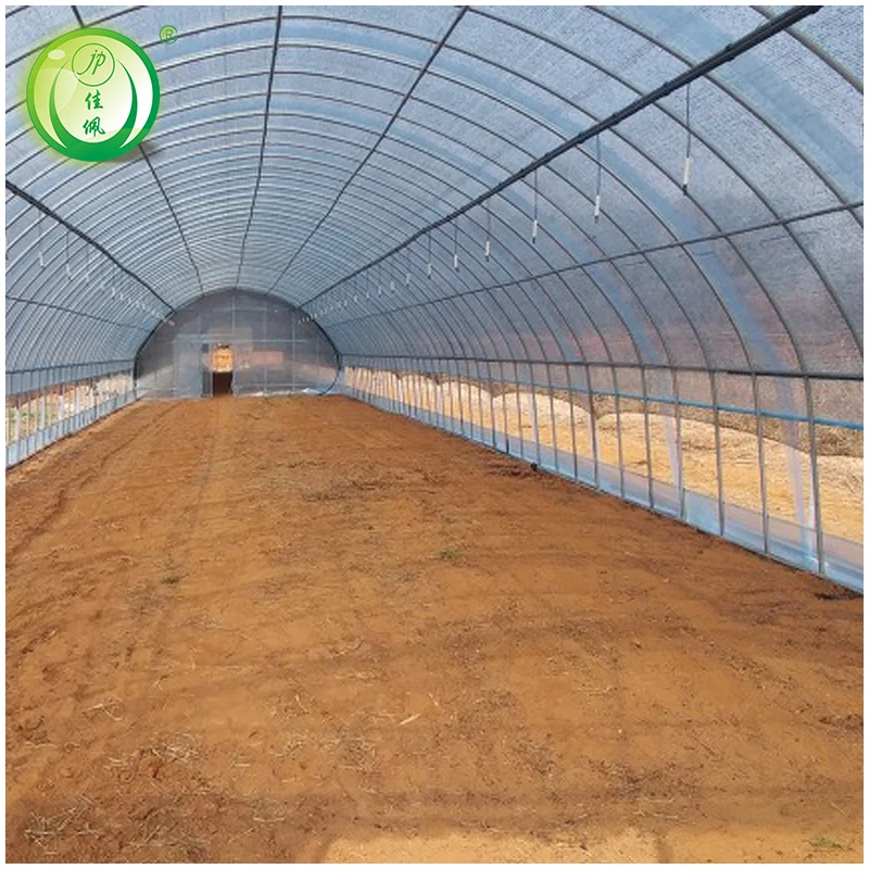 low tunnel greenhouse high strength commercial agricultural poly tunnel single-span green house tomato greenhouse For Sale