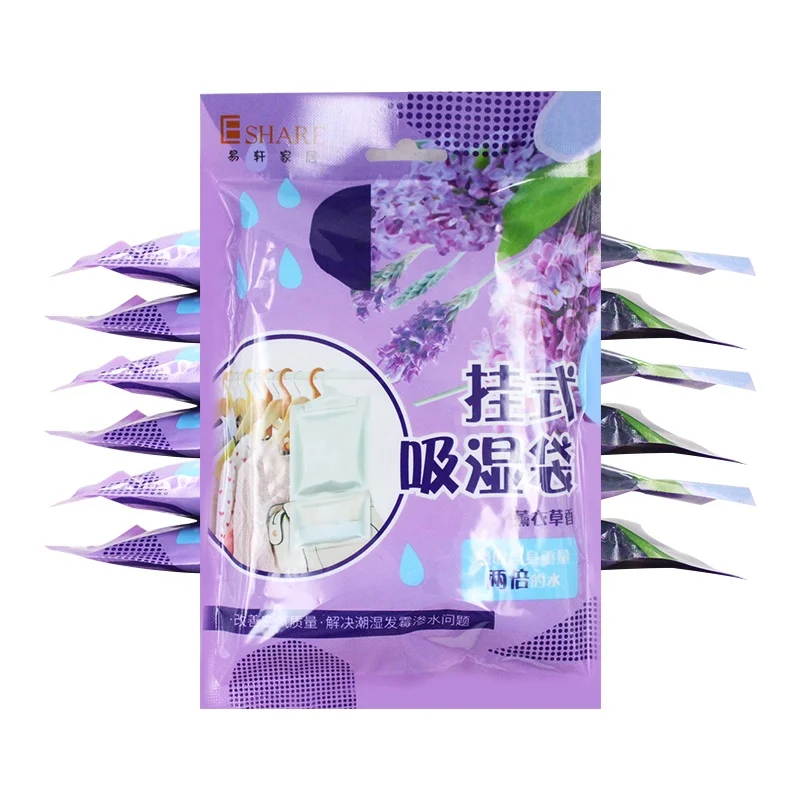 
Closet hanging moisture absorb bag wardrobe dehumidifier bag damp absorber 