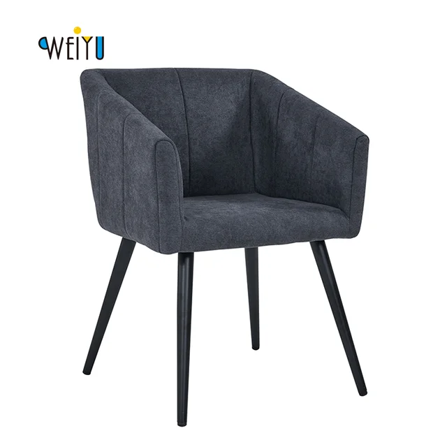 Роскошный дизайнерский современный тканевый обеденный серый бархатный стол для ресторана