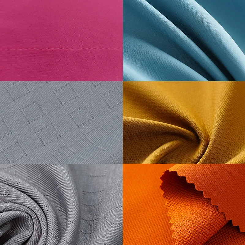 Hot Sale 148cm 260g, Pants Clothing Suit Elastic fabric Breathable Knit 100% Polyester Bird Eye Wicking Mesh fabric/