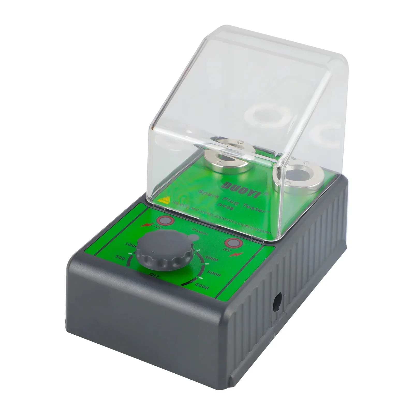 Spark Plug Tester Dual Holes Automotive Engine Ignition Coil Tester 0 to 6000RPM Adjustable Working Frequency Car Motorcycle