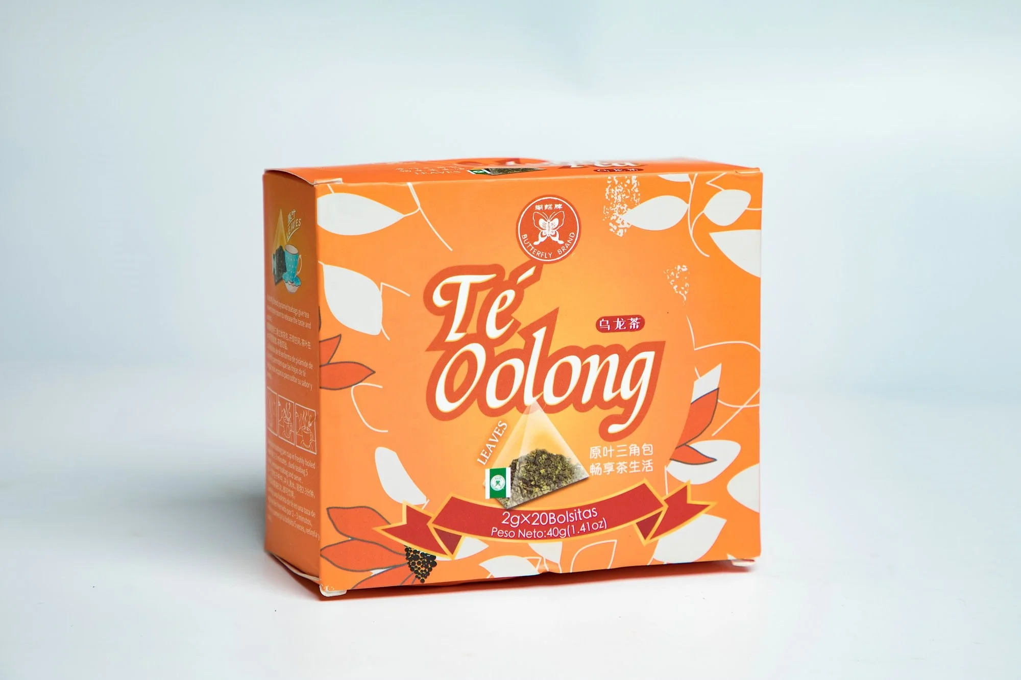 FC28 wholesale factory price negotiable slimming cha triangle Pyramid Oolong teabag 40g FL056 Chinese Oolong Tea bag