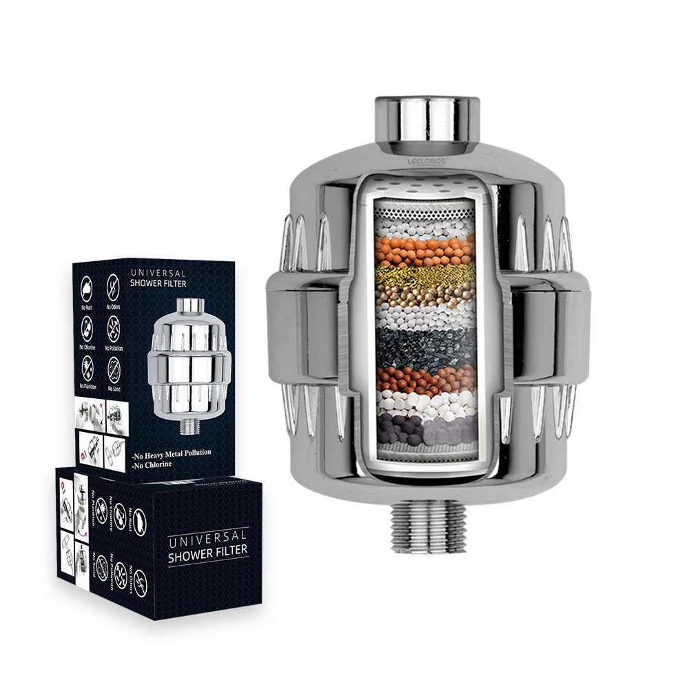 Высокопроизводительный Универсальный сменный многоступенчатый хромированный картридж для фильтрации воды