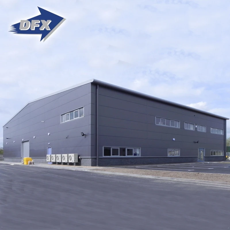 Prefabricated Metal Barn Steel Warehouse Hangar Shed Clothes Pants Hangar Prefabricated Steel House Structure Building