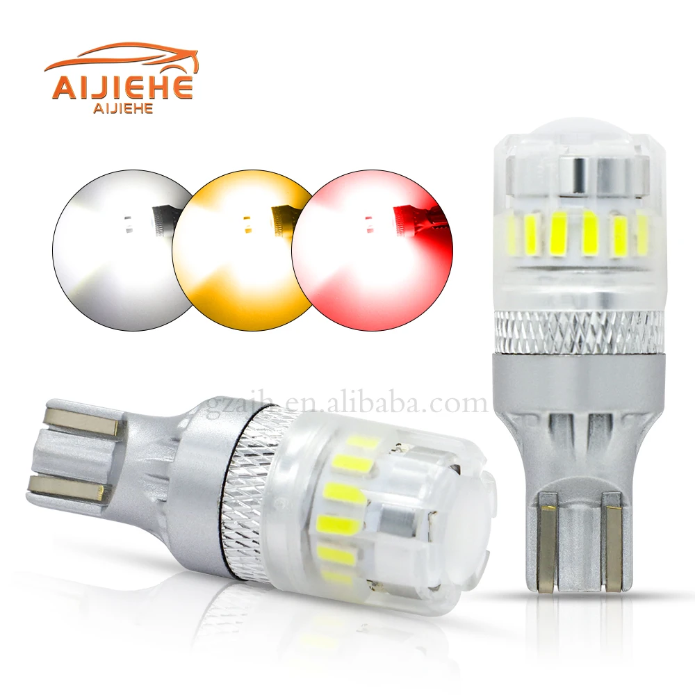 High brightness T15 W16W Back-up Reversing light 12V Auto LED light Bulb white 4014 3030 SMD Replace for car