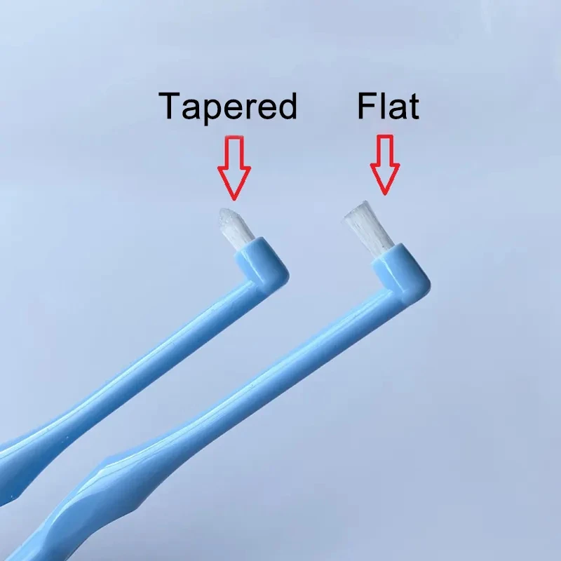 Orthodontic Braces Cleaning Toothbrush Soft Interdental Decayed Tooth Stain Eraser Brush Small Head mono-tuft toothbrushes